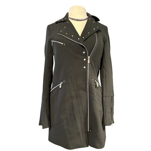 Romeo & Juliet Couture Black Studded Blazer Jacket Size S - Picture 1 of 12